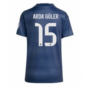 Fotbalové Dres Real Madrid Arda Guler #15 Dámské Venkovní Oblečení 2025-26 Krátký Rukáv